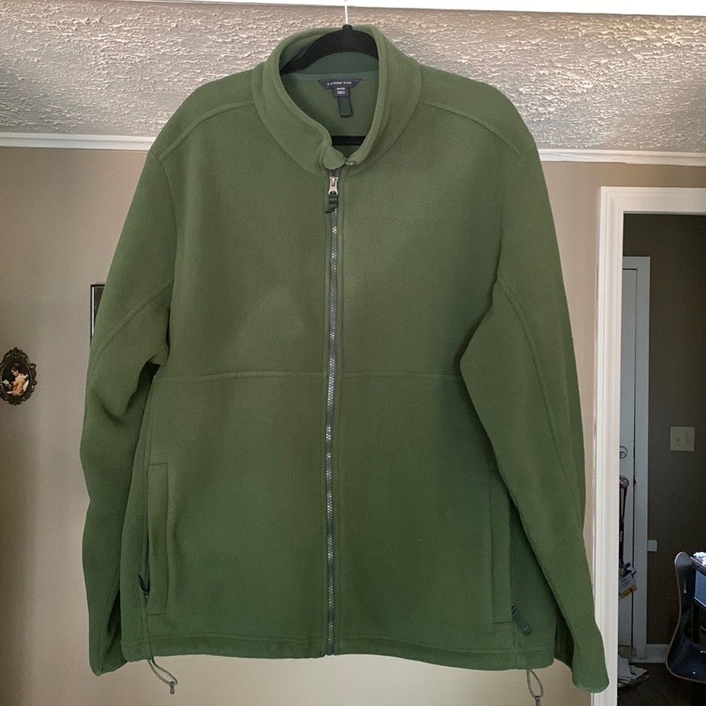 Lands End fleece zip up
